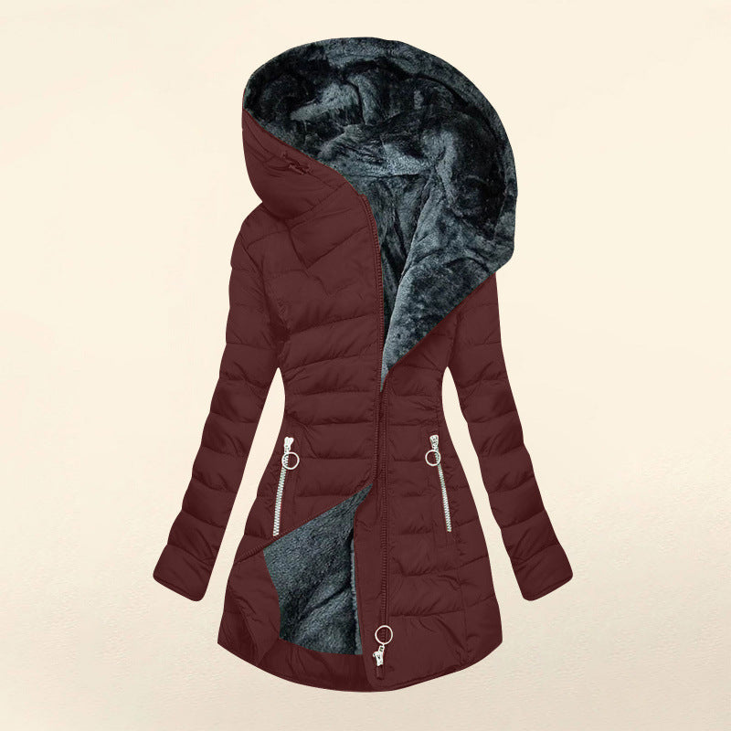 Madison™ | Abrigo Acolchado Urbano con Capucha