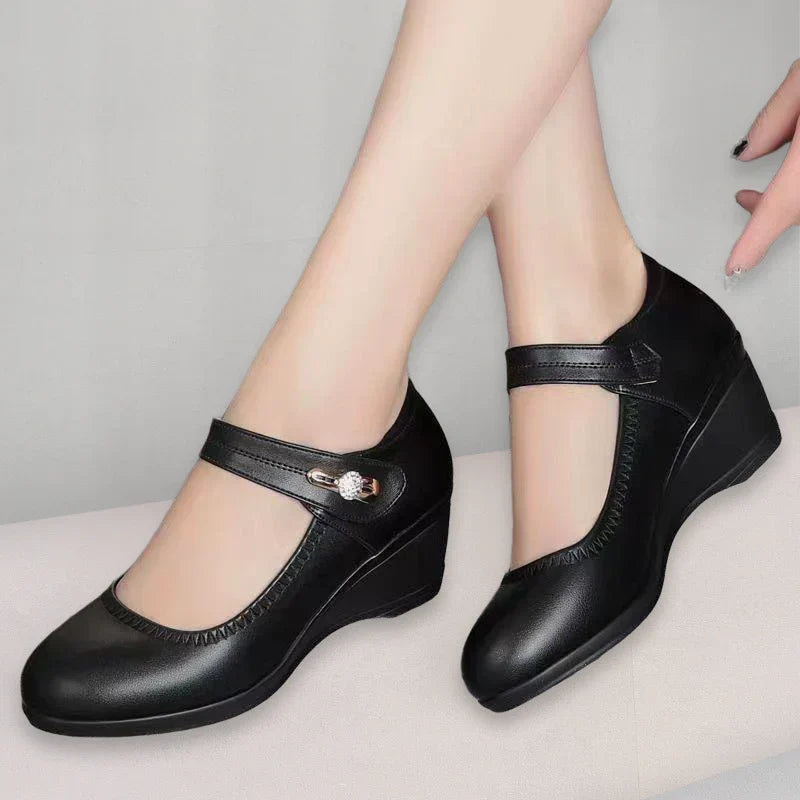 Zapatos de piel Camila Comfort con buen soporte