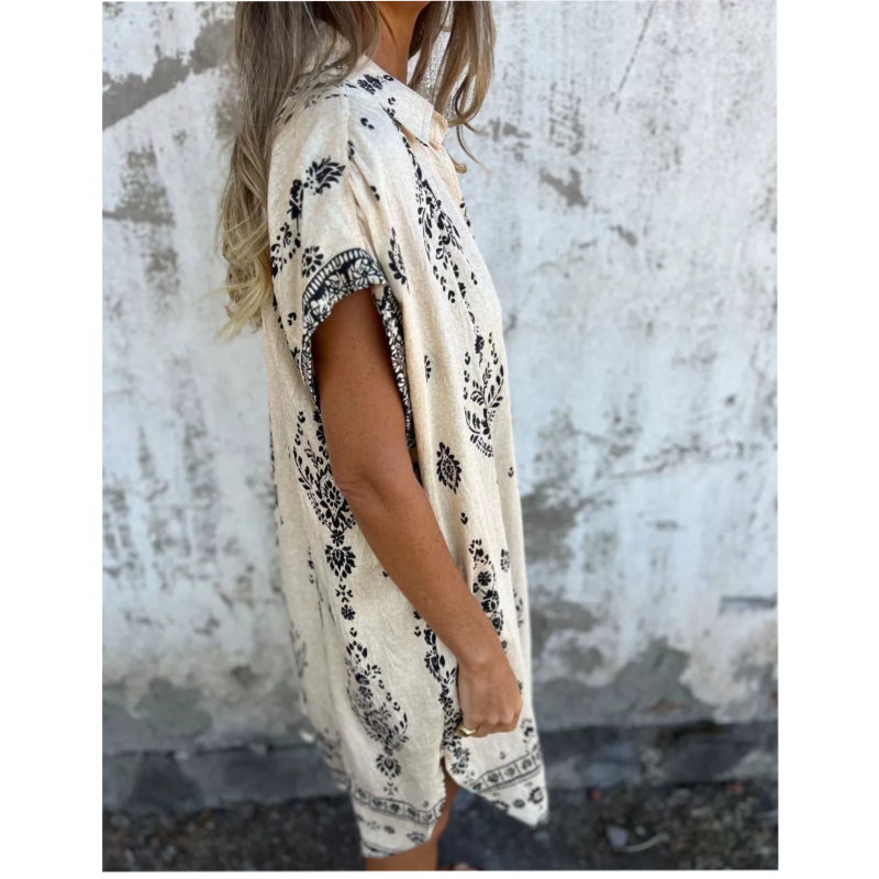 Vestido estampado Emmeline con bolsillos