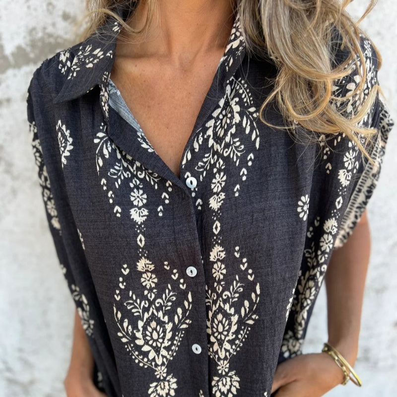 Vestido estampado Emmeline con bolsillos