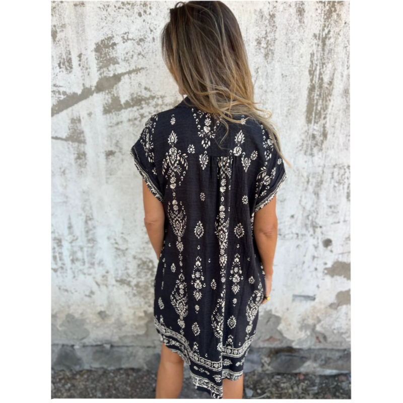 Vestido estampado Emmeline con bolsillos