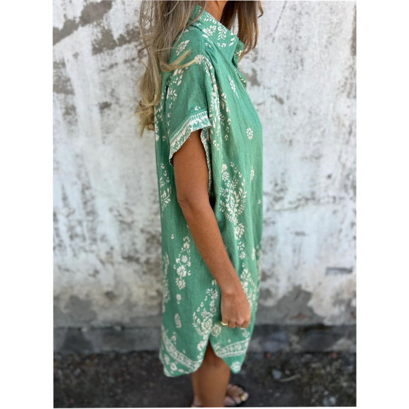Vestido estampado Emmeline con bolsillos