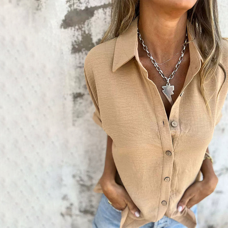 Lily - Camisa de Manga Corta Sin Esfuerzo