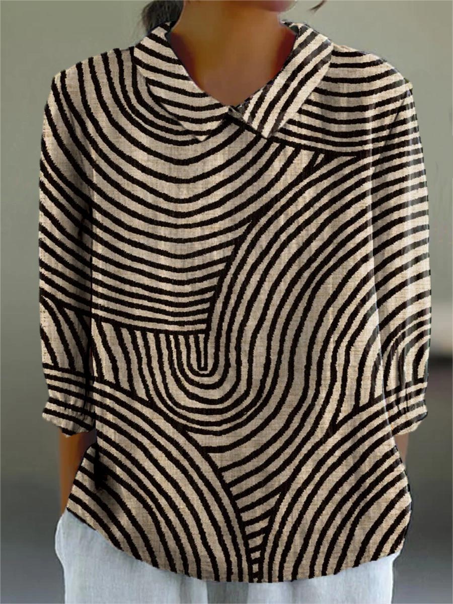Pearl - Blusa Fluida de Botones