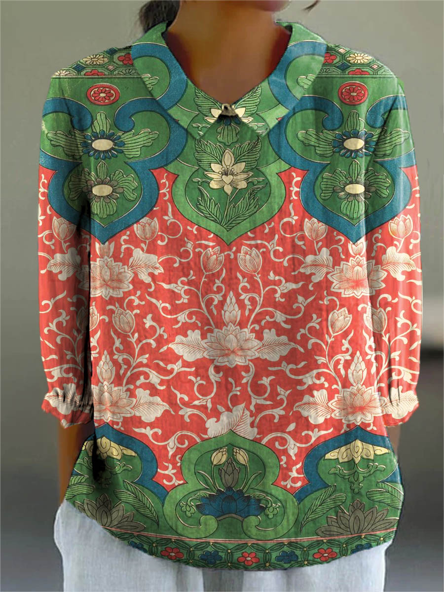 Grace | Blusa Peplum Estampada