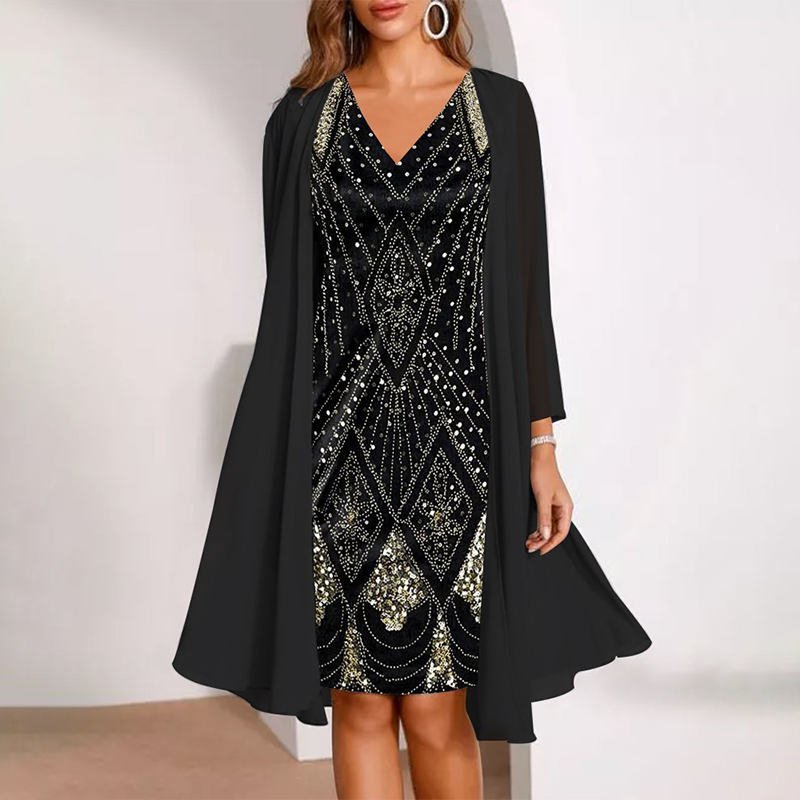 Kalie™ Vestido elegante de dos piezas