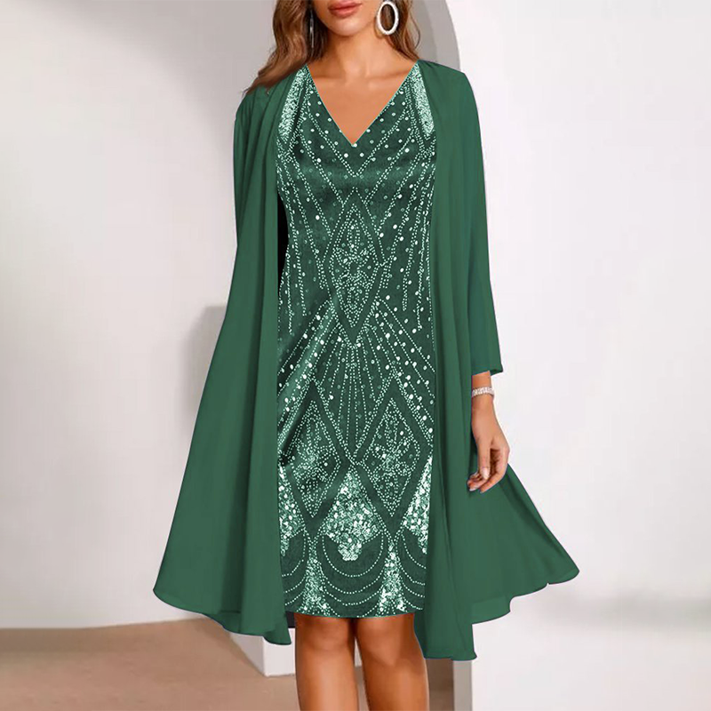 Kalie™ Vestido elegante de dos piezas