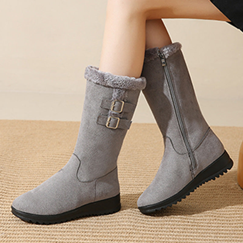 Ela | Botas de Invierno Forradas Hasta Media Pantorrilla