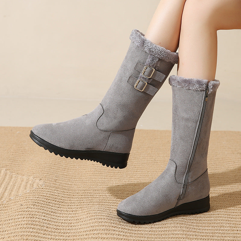 Ela | Botas de Invierno Forradas Hasta Media Pantorrilla