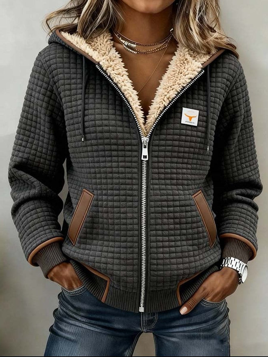 Ingeborg | Chaqueta Acolchada con Capucha y Cremallera