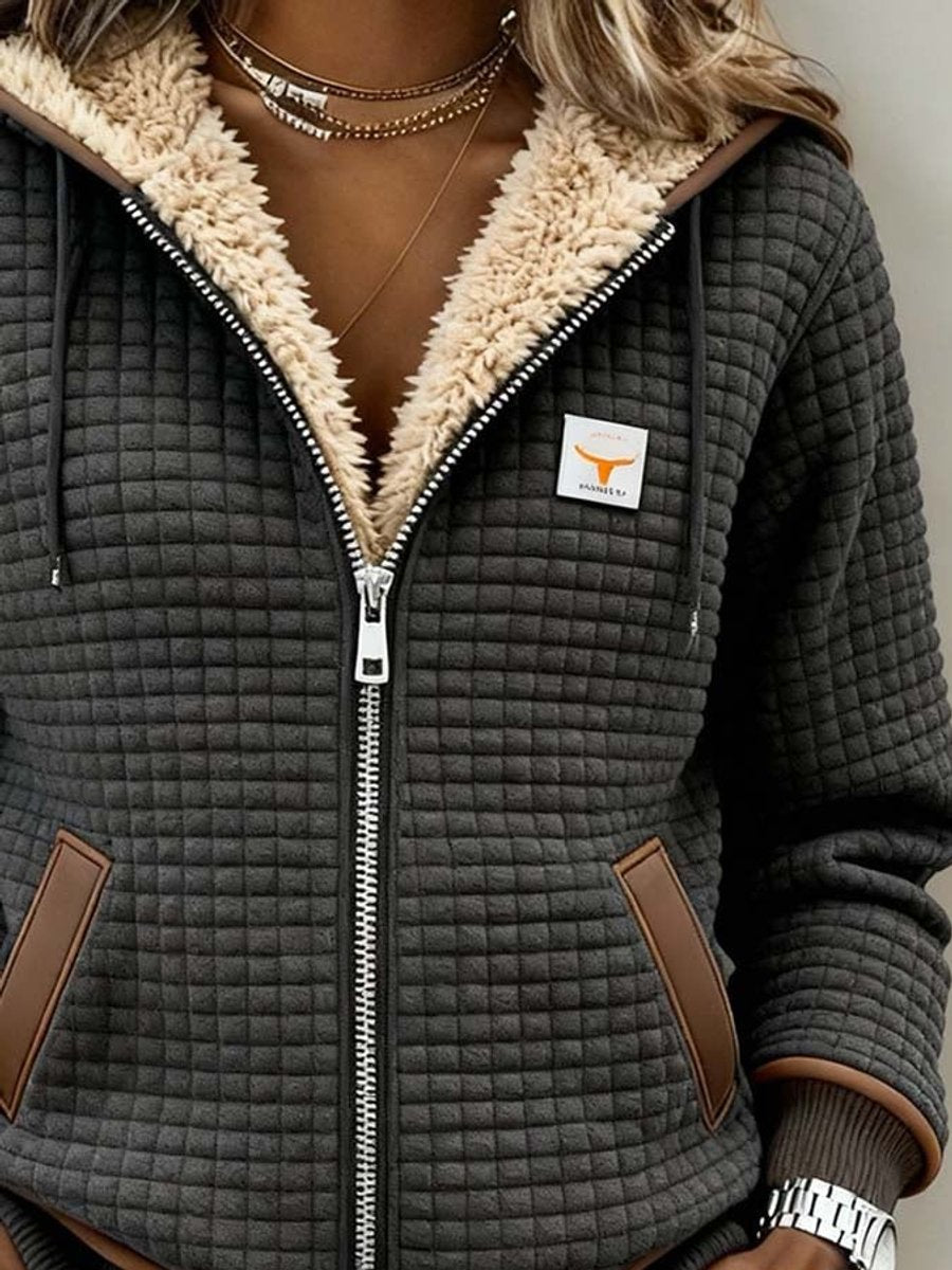 Ingeborg | Chaqueta Acolchada con Capucha y Cremallera