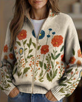 Wrenna™ | Rebeca con Cremallera Pradera de Flores Silvestres